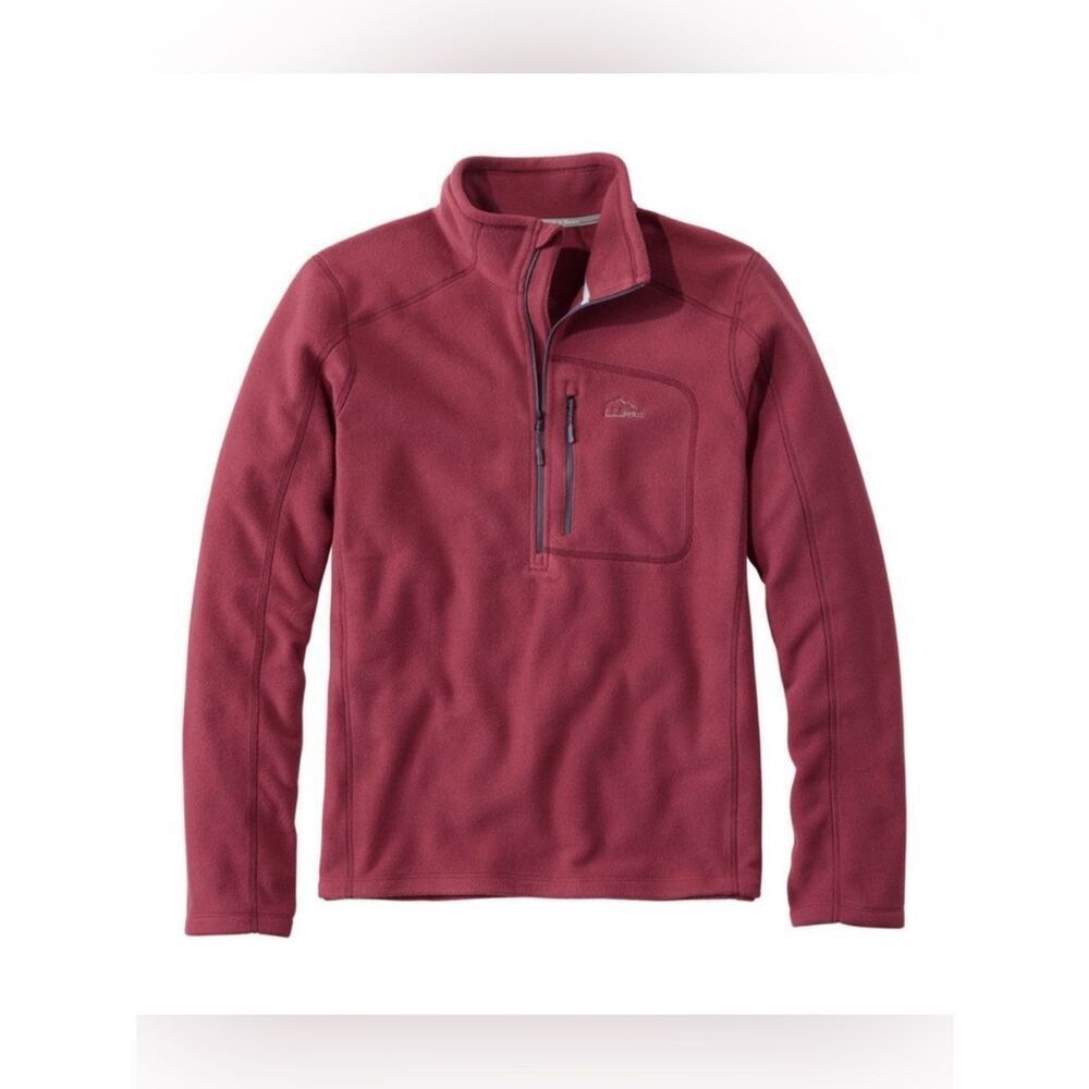 L.L. Bean Men's Trail Fleece, Quarter-Zip Large